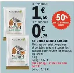 E.Leclerc Riga - menu 4 saisons offre