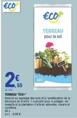 E.Leclerc Plantation - terreau eco offre