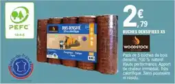 E.Leclerc Woodstock - pack de 5 boches de bois densifié 100 x5 offre
