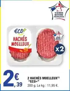 E.Leclerc 2 hachés moelleux offre