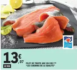 E.Leclerc Filet de truite arc en ciel offre