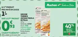 Auchan Supermarché Grissini torinesi auchan tavola in italia offre