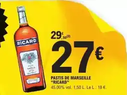 E.Leclerc Ricard - pastis de marseille offre