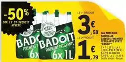 E.Leclerc Badoit - eau minerale naturelle finement gentillante verte offre