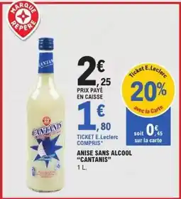 E.Leclerc E.leclerc - anise sans alcool offre