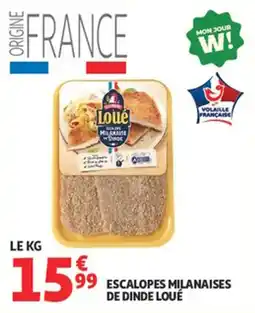 Auchan Supermarché Escalopes milanaises de dinde loué offre