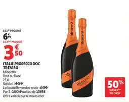 Auchan Supermarché Italie prosecco doc treviso offre