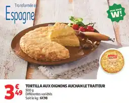 Auchan Supermarché Tortilla aux oignons auchan le traiteur offre