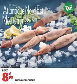 Auchan Supermarché Encornet rouge offre
