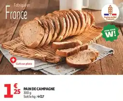 Auchan Supermarché Pain de campagne offre