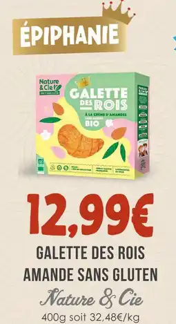 Naturalia Nature et cie galette des rois amande sans gluten offre