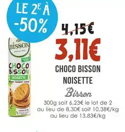 Naturalia Bisson choco noisette offre