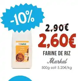 Naturalia Markel farine de riz offre