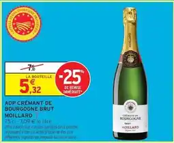 Intermarché Express Brut - aop crémant de bourgogne offre