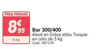 Promo - bar 300/400