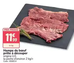 Promocash Promo - hampe de bœuf prête à découper offre