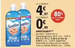 E.Leclerc Soupline - adoucissants offre