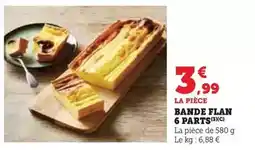 Super U Bande flan offre