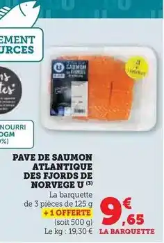 Hyper U U - pave de saumon atlantique des fjords de norvege offre