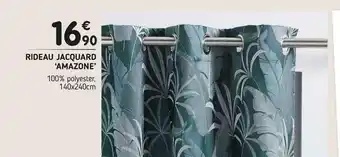 L'incroyable Rideau jacquard ‘amazone’ offre
