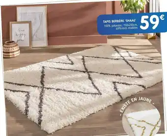 L'incroyable Tapis berbère ‘shaag’ offre