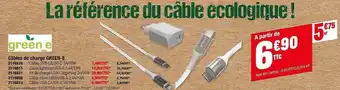 Câbles De Charge Green-e