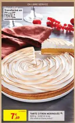 Intermarché Tarte citron meringuée offre