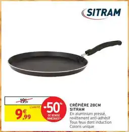 Intermarché CRÉPIÈRE 28CM “SITRAM” offre