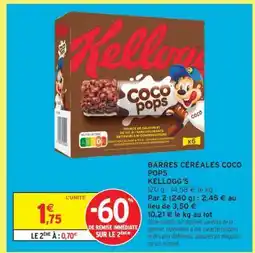 Intermarché BARRES CÉRÉALES COCO POPS offre