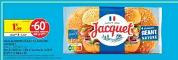 Intermarché PAIN BURGER GÉANT X4 NATURE JACQUET offre