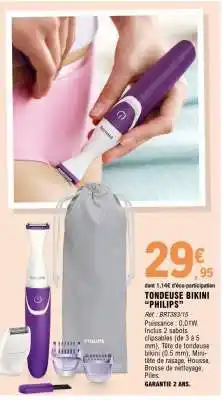 E.Leclerc TONDEUSE BIKINI PHILIPS offre