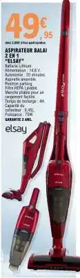 Aspirateur Balai 2 en 1 'Elsay'