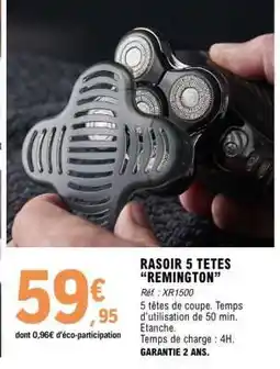 E.Leclerc RASOIR 5 TETES “REMINGTON” offre
