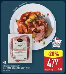 ALDI PALETTE DEMI-SEL SANS OS offre