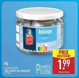 ALDI GOLDEN SEAFOOD ROLLMOPS AU VINAIGRE offre