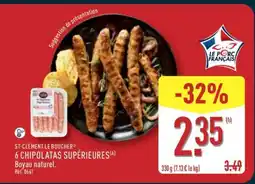 ALDI 6 CHIPOLATAS SUPÉRIEURES offre