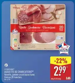 ALDI Assiette de charcuterie offre