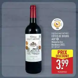 ALDI CHÂTEAU HAUT MÉTHÉE CÔTES DE BOURG AOP offre