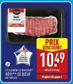 ALDI Rôti de Bœuf offre