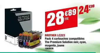 Plein ciel Brother Lc223 offre