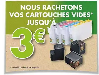 Plein ciel Cartouches Vides offre