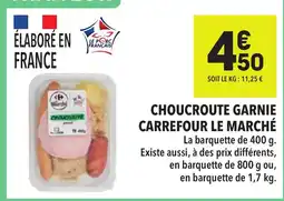 Supeco Choucroute garnie offre