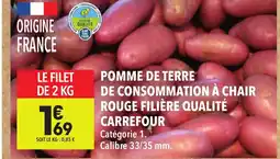 Supeco CARREFOUR Pomme de terre de consommation à chair offre