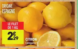 Supeco Citron offre