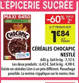 Supeco Céréales chocapic nestlé offre