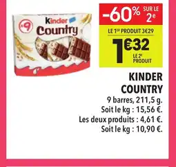 Supeco KINDER Country offre