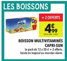Supeco CAPRI-SUN Boisson multivitaminés offre