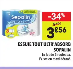 Supeco SOPALIN Essuie tout ultr'absorb offre