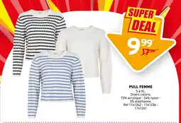 Trafic Pull femme offre