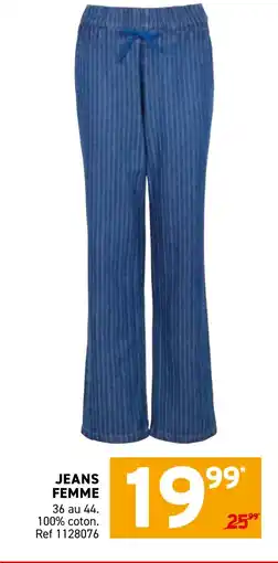 Trafic Jeans femme offre